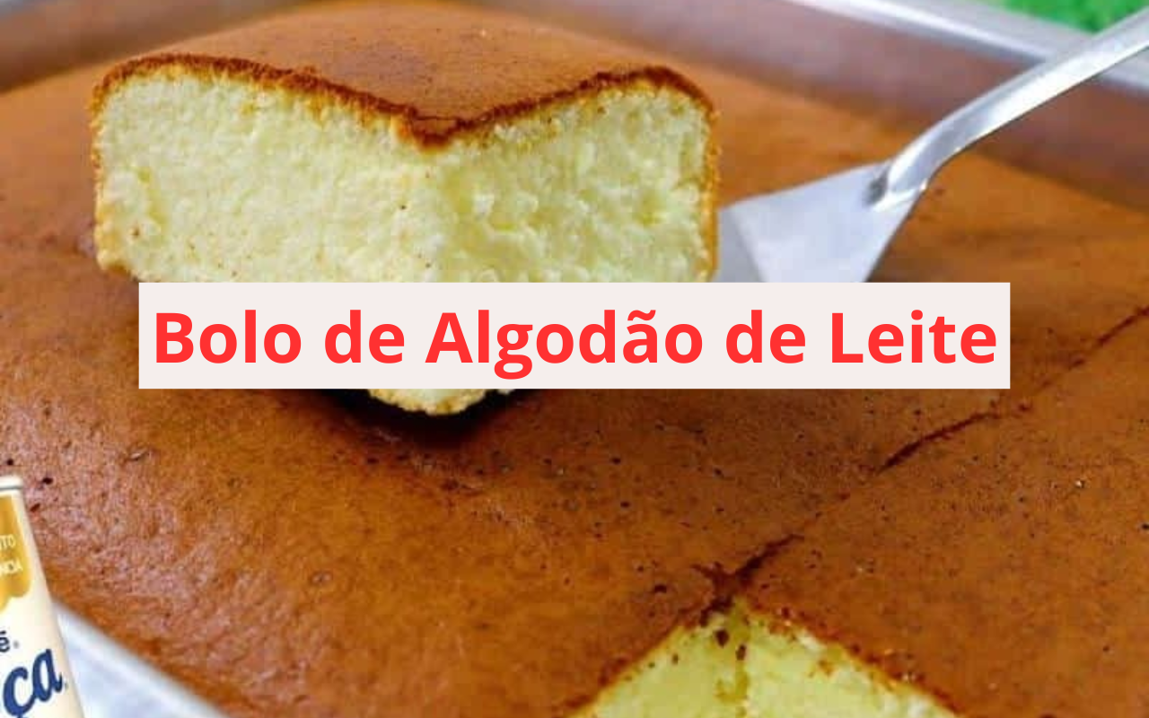 Bolo de Algodão de Leite