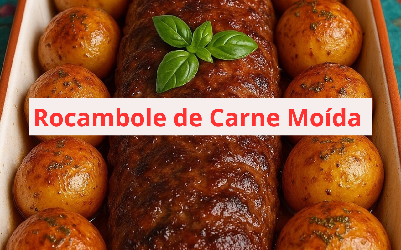 Rocambole de Carne Moída