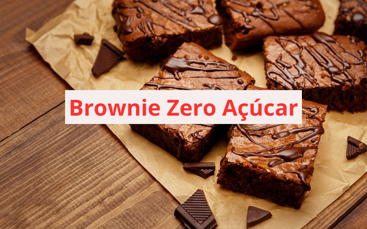 Brownie Zero Açúcar