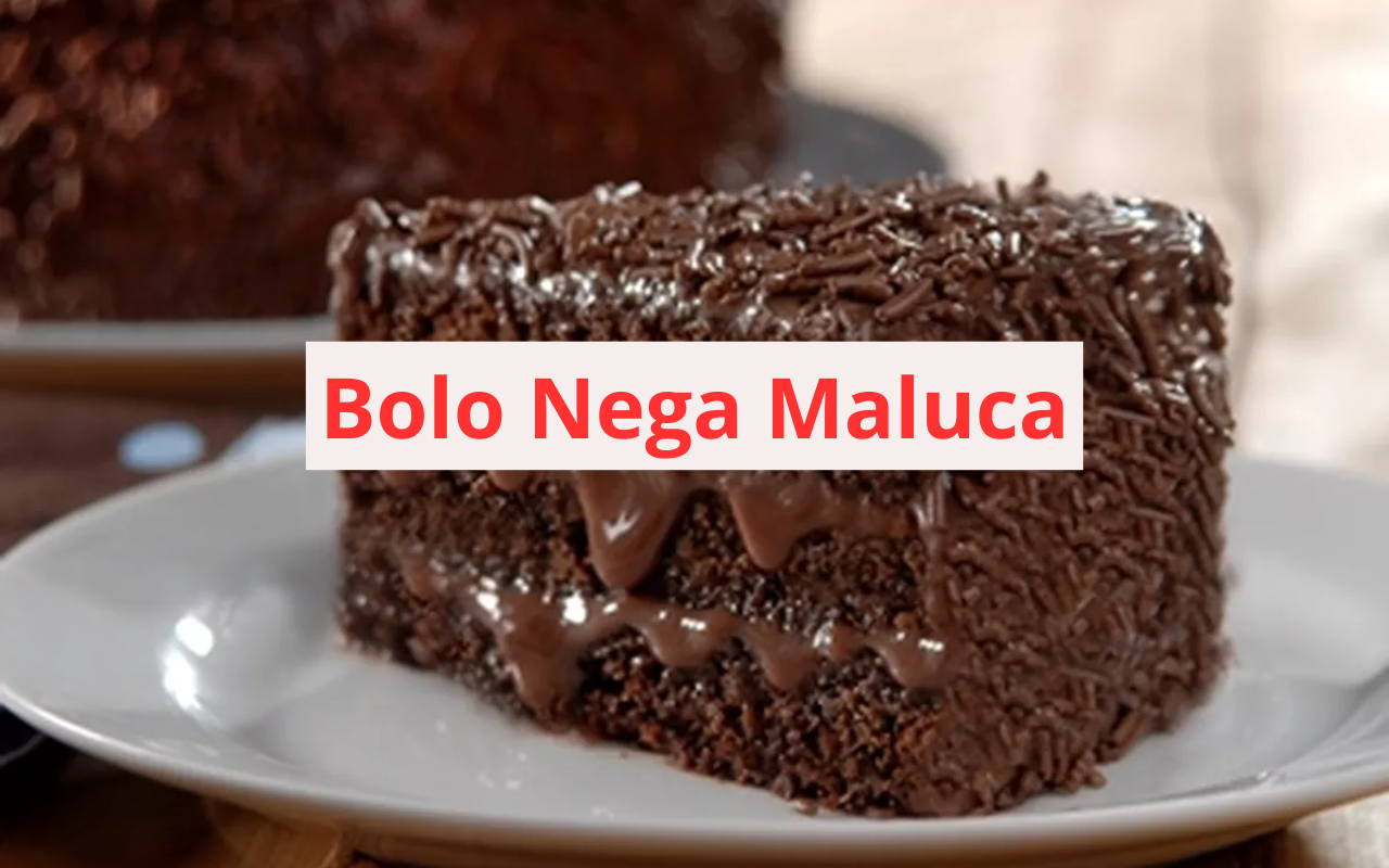 Bolo Nega Maluca