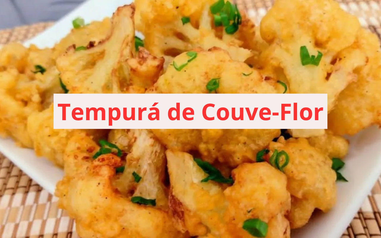 Tempurá de Couve-Flor