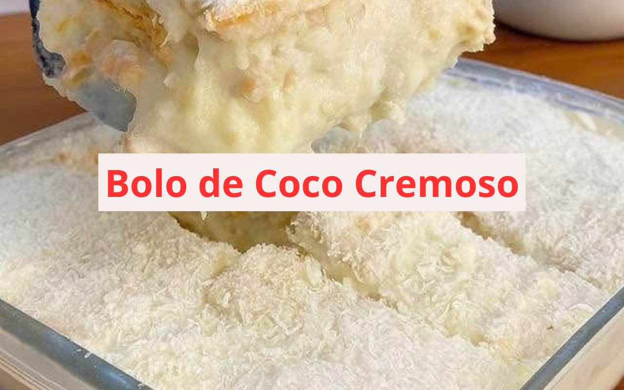 Bolo de Coco Cremoso