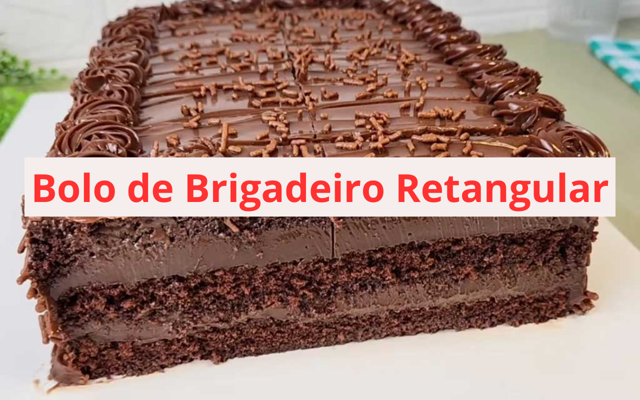 Bolo de Brigadeiro Retangular