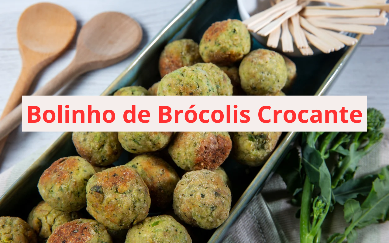 Bolinho de Brócolis Crocante