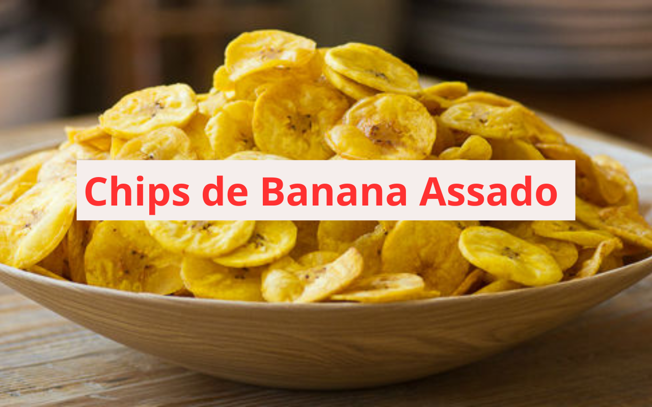 Chips de Banana Assado no Forno: crocância saudável em cada fatia